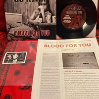 GG Allin & The Cedar St Sluts - BLOOD FOR YOU - BLACK VINYL : 7"