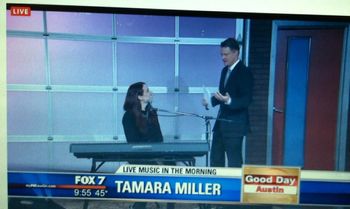Tamara Miller LIVE FOX 7 NEWS - Good Day Austin- Jan 2015
