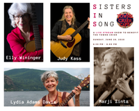Sisters in Song - A Live-stream event with Lydia Adams Davis, Judy Kass, Elly Wininger, and Marji Zintz