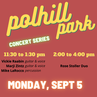 Polhill Park Concert Series (with Vickie Raabin on guitar and Mike LaRocco on percussion)