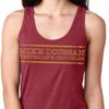Vintage Red and Gold Ladies Arrow Logo Tank