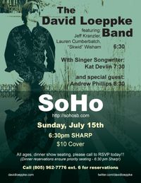 David Loeppke Band at SOhO
