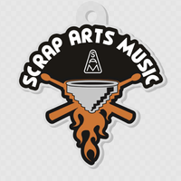 Scrap Arts Music Key Chain
