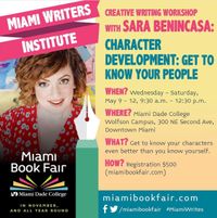 Teaching at Miami Writers Institute
