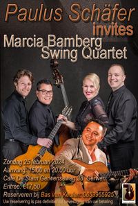 Paulus Schäfer invites the Marcia Bamberg Swing Quartet - twee concerten - two concerts! 