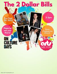 The 2 Bills at Culture Days Milton