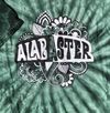 Alabaster Tie Dye Forest Green (Short Sleeve)