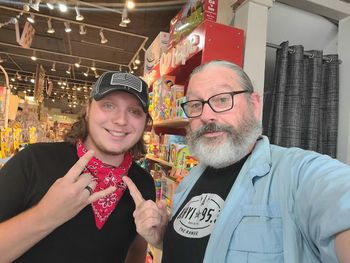 With Chuck Taylor (KHYI The Range)
