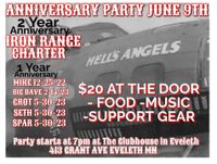 Hells Angels Iron Range 2 year anniversary party
