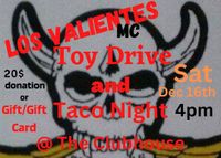 Los Valientes MC Toy Drive and taco night