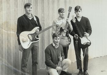 The Blazers, my first band, 1965
