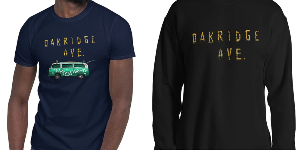 All merch options are available in multiple colours and sizes!
