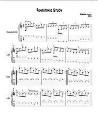 Pentatonic Study (intermediate solo)