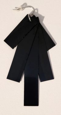 Black Tile Earring