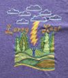 Electric Larry Land T-Shirt (Heathered Purple)