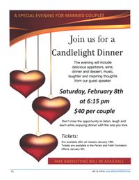 St. Mary's Candlelight Dinner