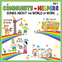KIM8058DL  Community Helpers: Songs About the World of Work, Vol. 1  by Kimbo Children's Music