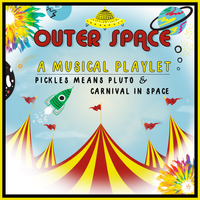 KIM9079CD Outer Space, A Musical Playlet:  Pickles Means Pluto & Carnival in Space by Kimbo Educational