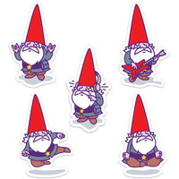 Complete Sticker Set (5 total)