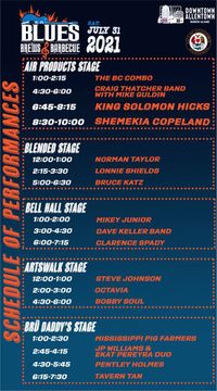 Allentown BLUES, BREWS & BARBECUE - JP Williams & Ekat Pereyra Duo (Bru Daddy Stage 2:45 - 4:15) 