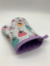 Rockabetty Crocker Quilted Oven Mitt 