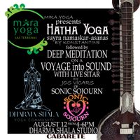 Jos Vicars in Sonic Sojourn with Mira Yoga at Dharma Shala 