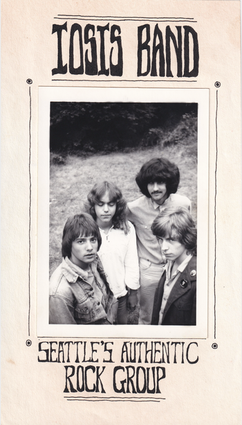 An early promotional poster for Jon's first band - "The IOSIS Band". Jon is second from the left.
