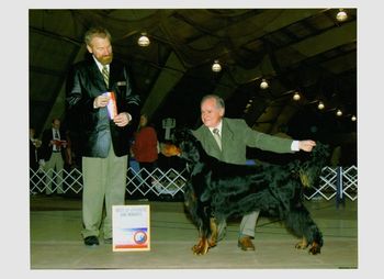 Jack with his proud owner Jim handling
