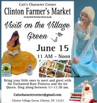 Ice Queen and Belle - Visits on the Village Green