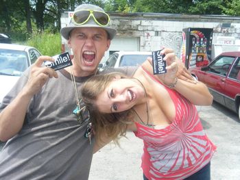 Maniacs we found while venturing right outside Bisco
