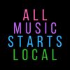 ALL MUSIC STARTS LOCAL TEE (Pre-order--FEBRUARY 2, 2024 DEADLINE)