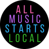 ALL MUSIC STARTS LOCAL Sticker