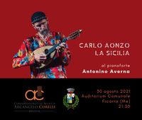 Carlo Aonzo al mandolino e Antonino Averna al pianoforte