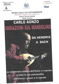 XXVI ed. Musica Sull'Aia 2020 - Carlo Aonzo in concerto, con la partecipazione di Roberto Margaritella alla chitarra