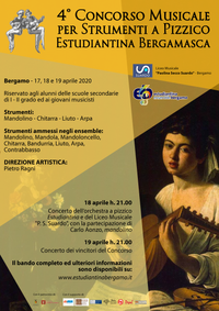 IV Concorso Musicale per Strumenti a Pizzico Estudiantina Bergamasca