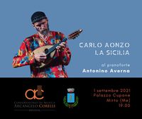 Carlo Aonzo al mandolino e Antonino Averna al pianoforte