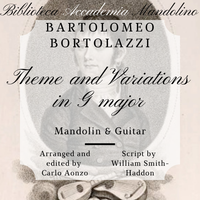 Bartolomeo Bortolazzi - Thema con Variazioni in sol maggiore - Mandolino e Chitarra