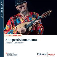 Carlo Aonzo Masterclass Mandolino, Musica da Camera (per strumenti a plettro) ed Attività Orchestrale