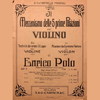 Enrico Polo - Il Meccanismo delle 5 prime posizioni del Violino op. 7 - Mandolino solo 
