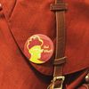 Maroon and Gold "And What" Button