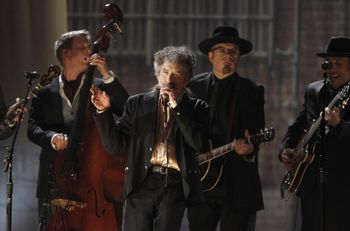 2011 Grammy Awards with Bob Dylan, Mumford & Sons and The Avett Brothers
