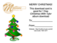 Christmas With Tyler Download Gift Certificate