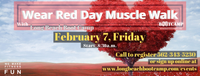 Wear Red Day Muscle Walk