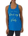 ONLY XS LEFT -Tank Top - LBBC Fit Family (blue/heather)