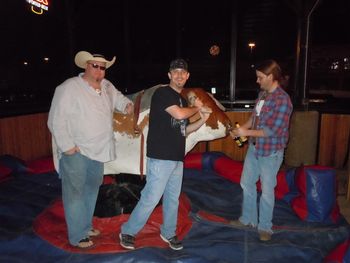 Getting the Gilley's bull drunk!!
