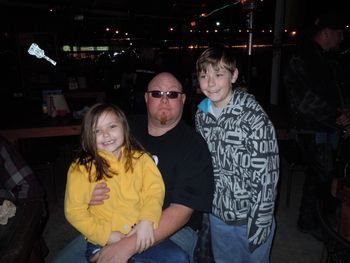 Samantha, Uncle Mike & Johnathan @ Chubby's Burger Shack-2/25/12
