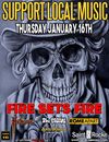 GA Ticket - January 16th - FIRE sets FIRE @ Saint Rocke with Heretic, Rome Apart & The Groove