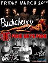 GA Ticket - March 20th, 2020 - FIRE sets FIRE with Buckcherry & Texas Death Star @ the Rose in Pasadena.