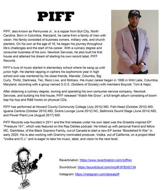 Piff, biography