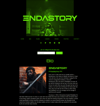 Endastory, Mrendastory.com, epk, Chrissy Mac Media, portfolio
